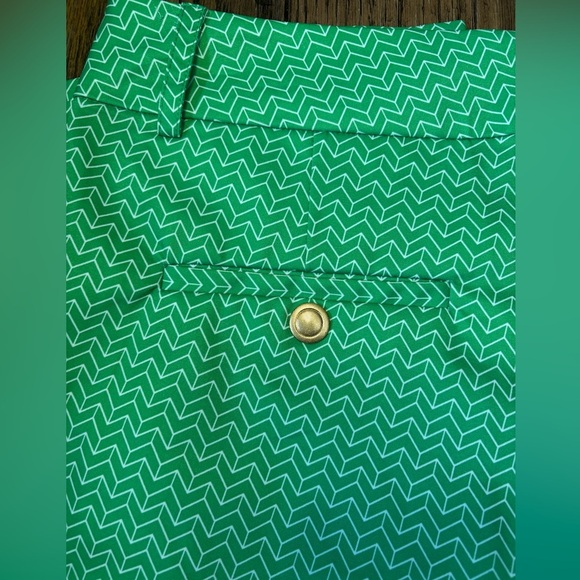 Fairway Fox green/white Made in USA golf shorts Bermuda - Picture 4 of 7